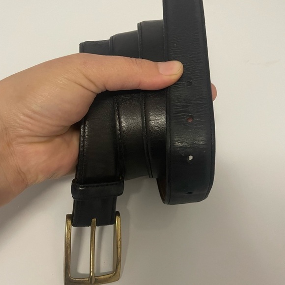 Allen Edmonds Other - Allen Edmonds Black Genuine Leather Belt size 42
